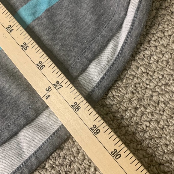 Cabana By Crown & Ivy Womens T-Shirt Size XL Gray Striped Baby Terry Pullover‎ - Picture 9 of 13